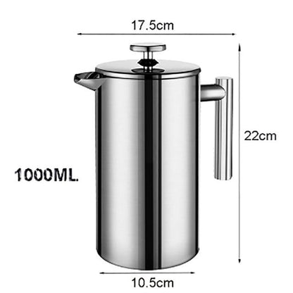 French Press Coffee Maker Stainless Steel - Westfield Retailers