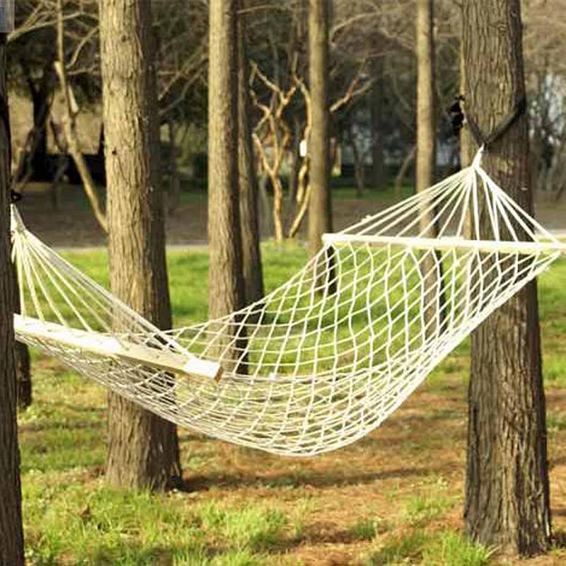 Premium Portable Rope Backyard Hanging Hammock Swing Bed - Westfield Retailers