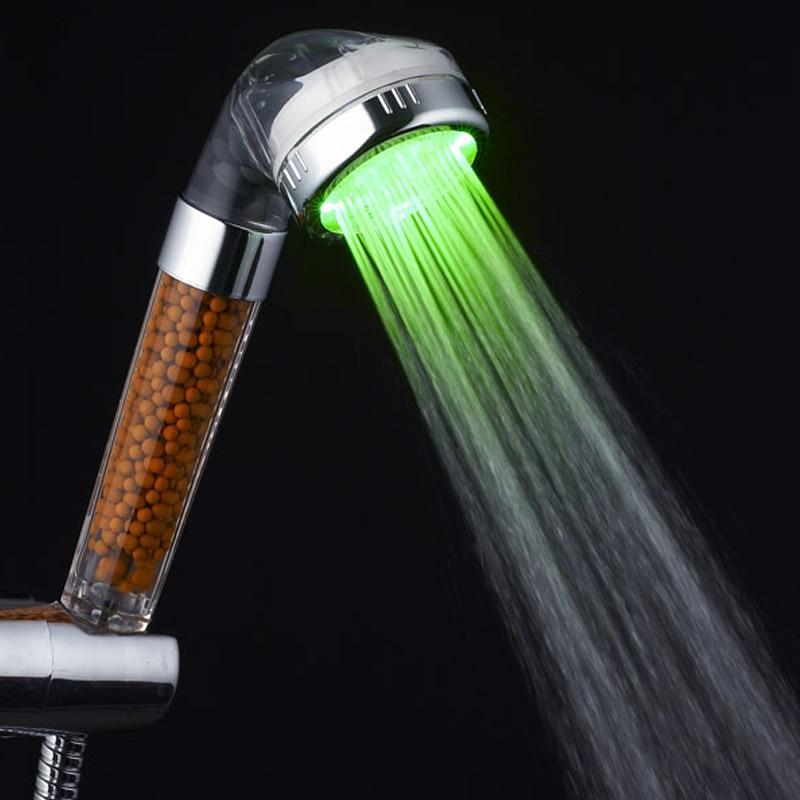 LED High Pressure Handheld Shower Head With Lights - Westfield Retailers