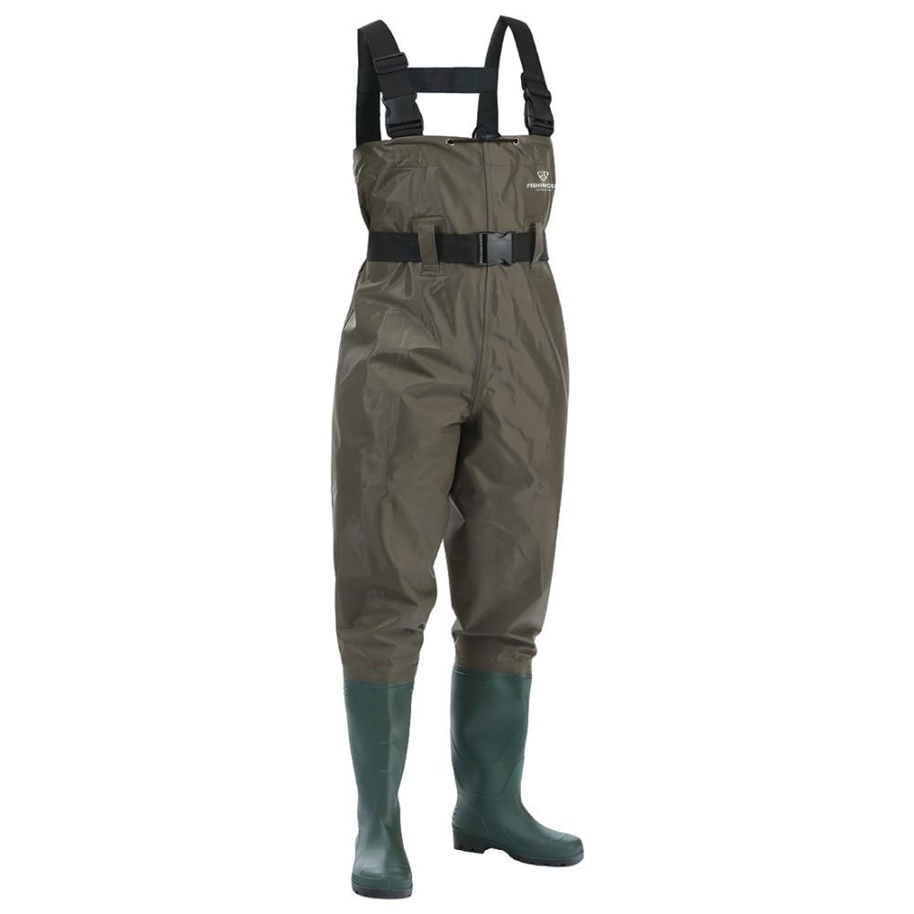 Premium Breathable Mens' Fishing Chest Waders With Boots - Westfield Retailers