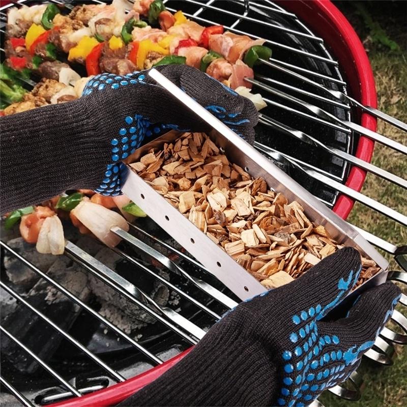 Premium Gas Grill Wood Chip Smoker Box - Westfield Retailers