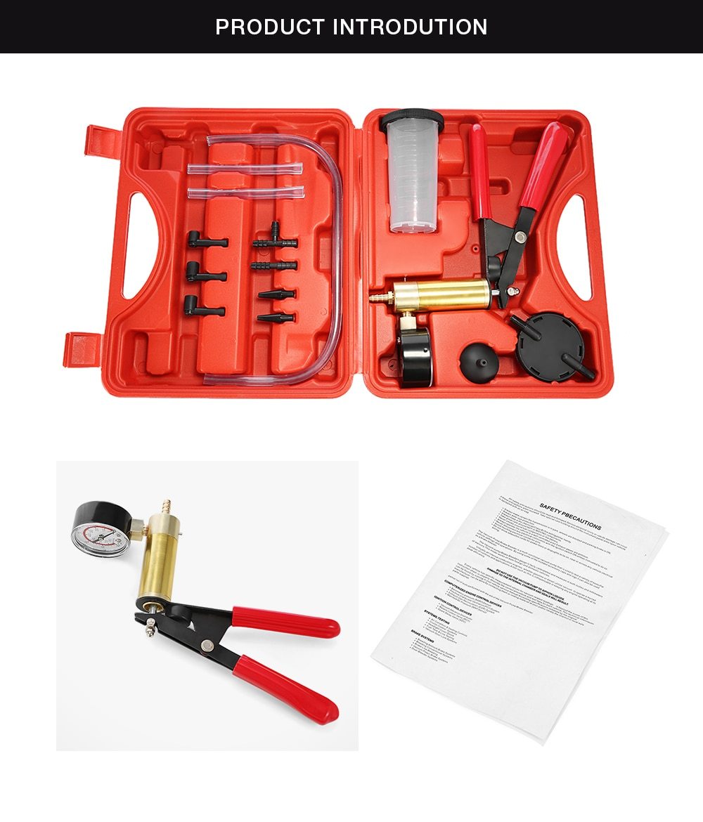 Premium Vacuum Brake Bleeder Tool Kit - Westfield Retailers