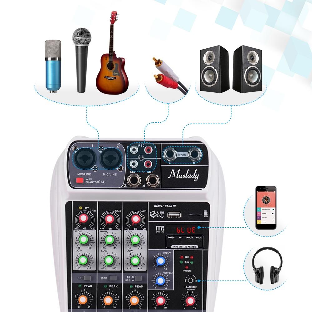 Small Audio Sound Digital USB Mixer 48V - Westfield Retailers