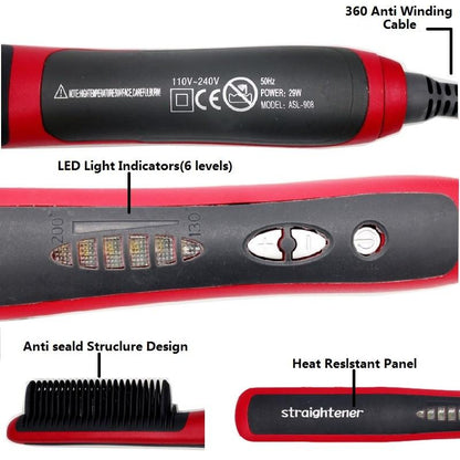 Heated Beard Straightener Comb Brush - Westfield Retailers