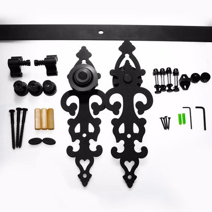 Premium Sliding Barn Door Hardware Kit - Westfield Retailers