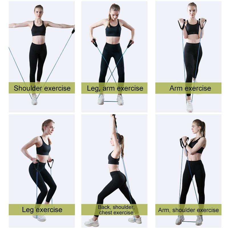 Workout Exercise Resistance Bands Set For Arms/Legs - Westfield Retailers