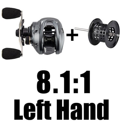 Premium Baitcaster Fisher Reel - Silver - Westfield Retailers