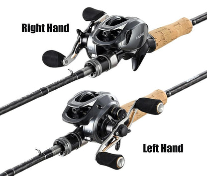 Premium Baitcaster Fisher Reel - Silver - Westfield Retailers