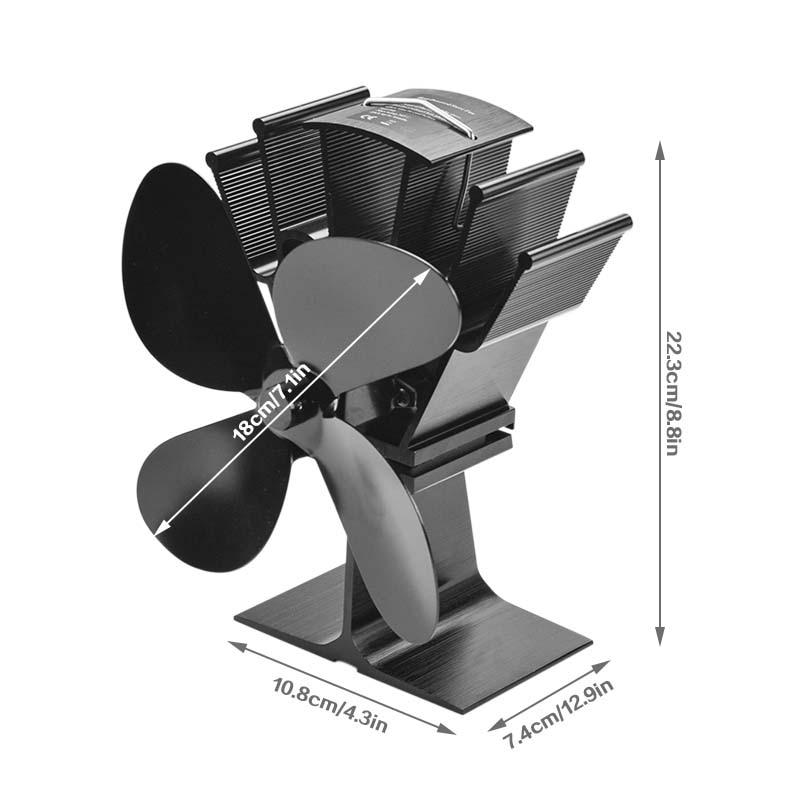 Wood Stove Fan Heat Powered Blower - Westfield Retailers