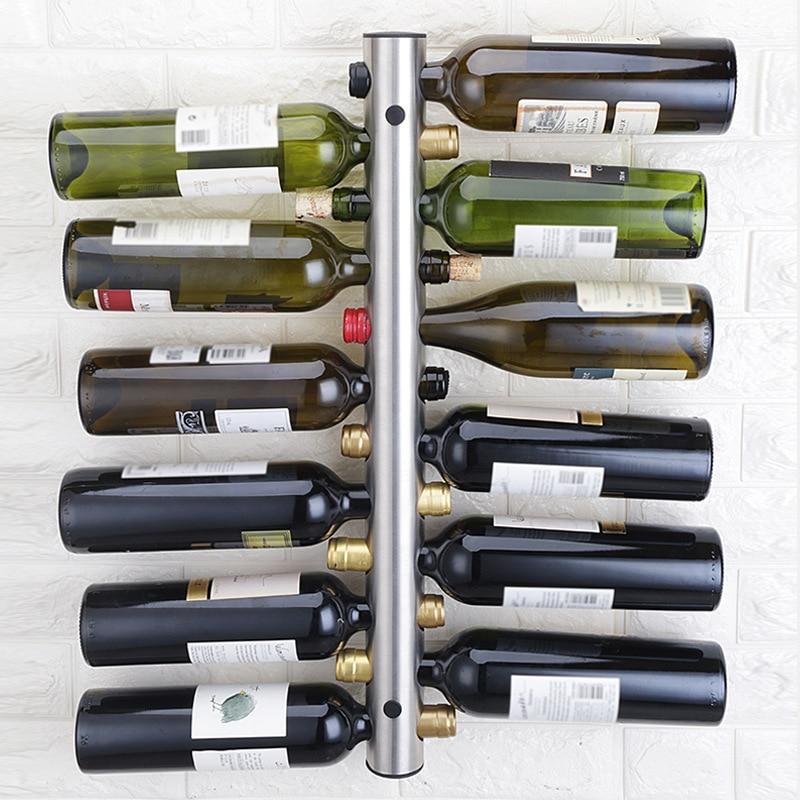 Modern Wall Mounted Hanging Wine Holder Rack - Westfield Retailers