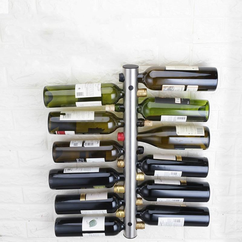 Modern Wall Mounted Hanging Wine Holder Rack - Westfield Retailers