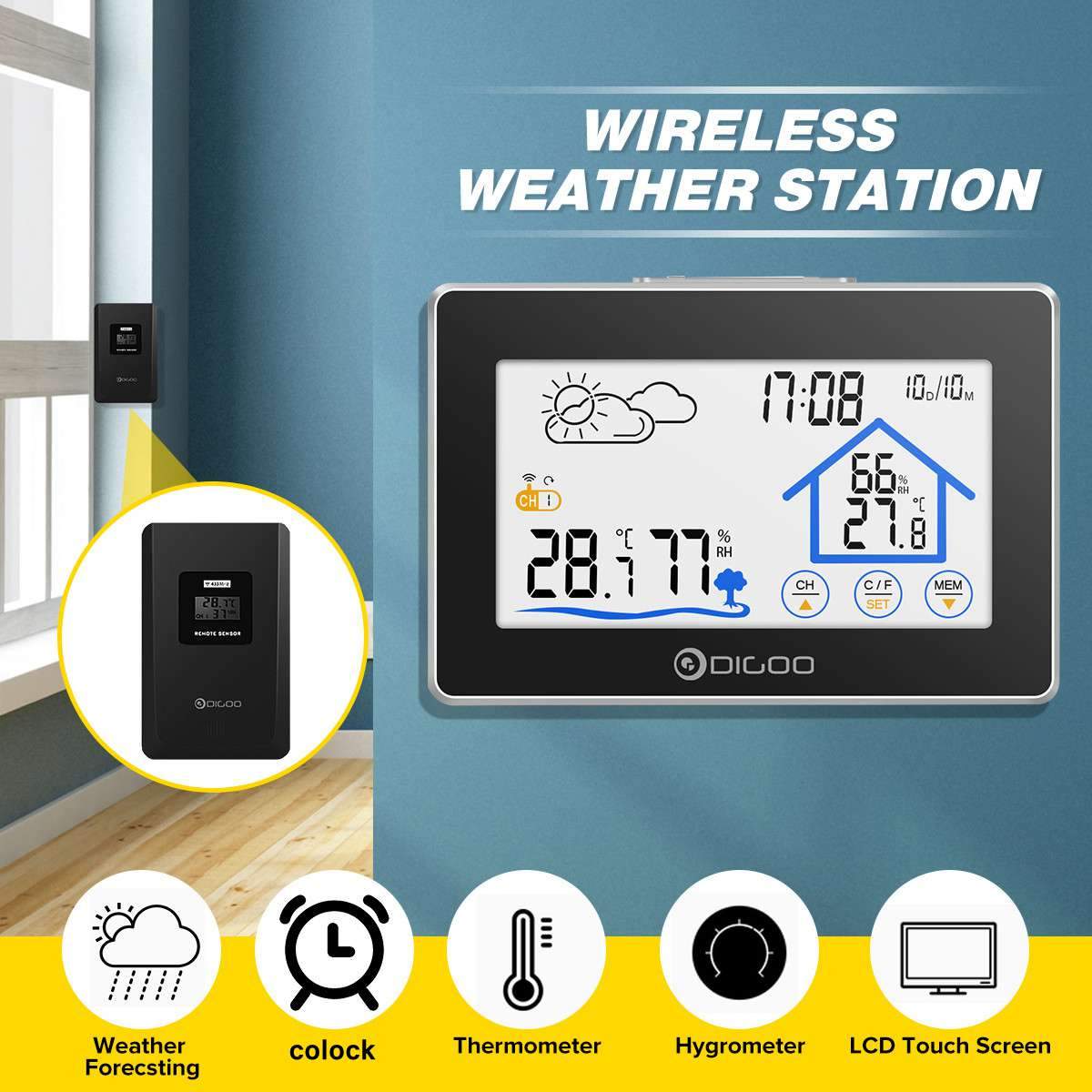 Indoor Outdoor Home Weather Station - Westfield Retailers