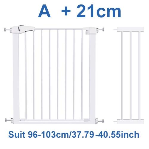 Wide Baby Walk Through Fence Gate With Door Pressure Mounted - Westfield Retailers