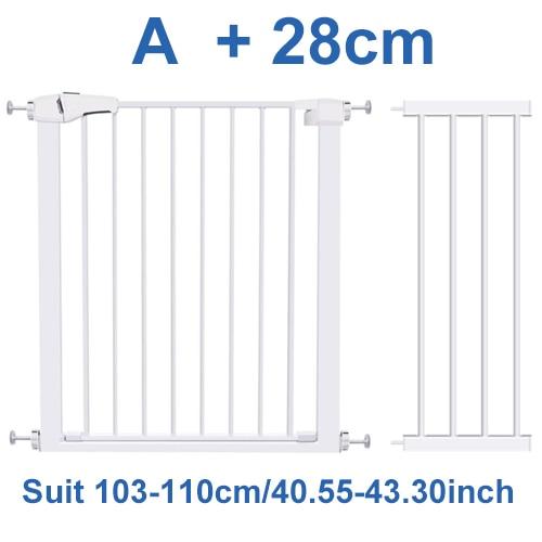 Wide Baby Walk Through Fence Gate With Door Pressure Mounted - Westfield Retailers