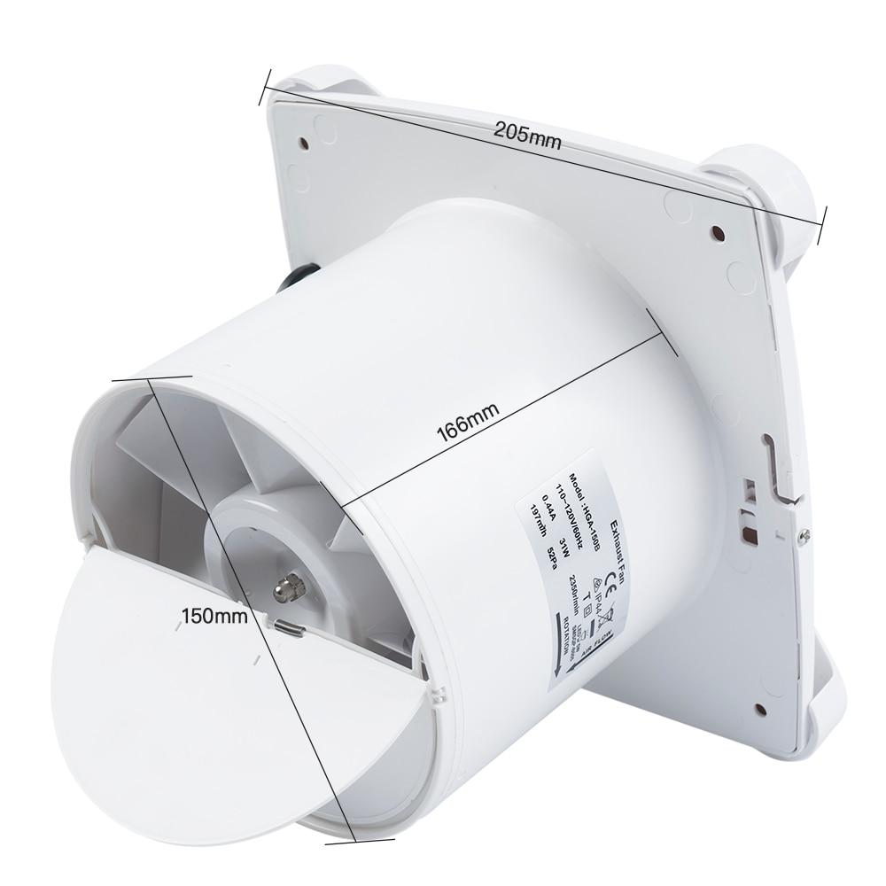 Premium Bathroom Ceiling Vent Exhaust Fan With Light - Westfield Retailers