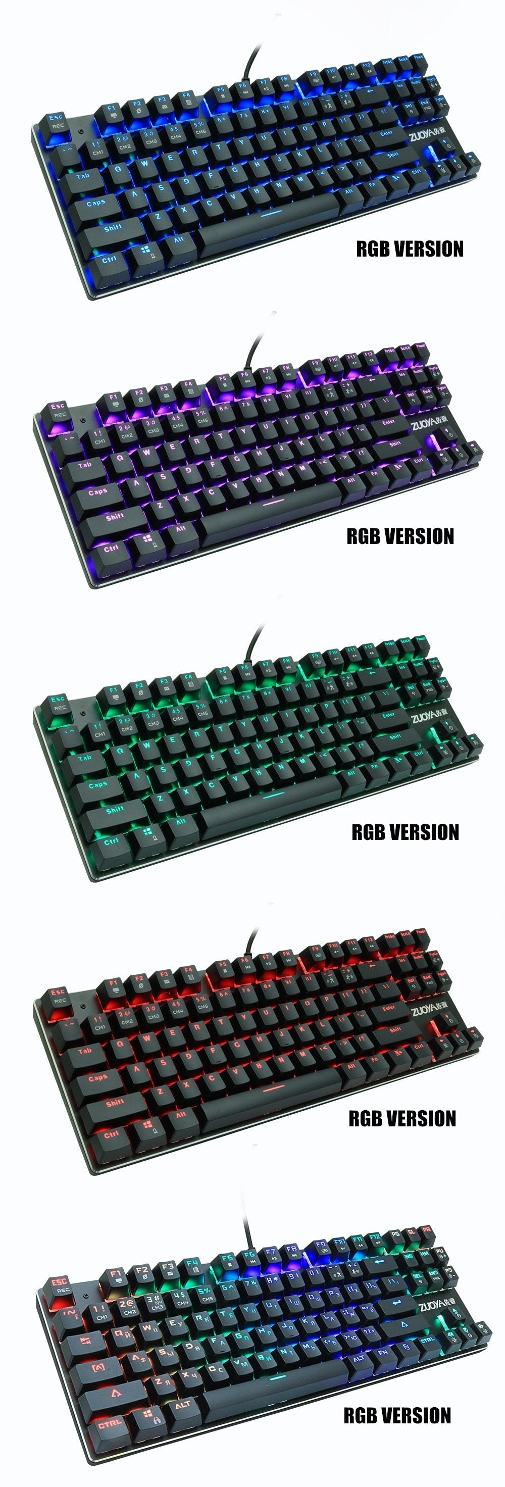 Rainbow RGB Mechanical Gaming Keyboard For PC - Westfield Retailers