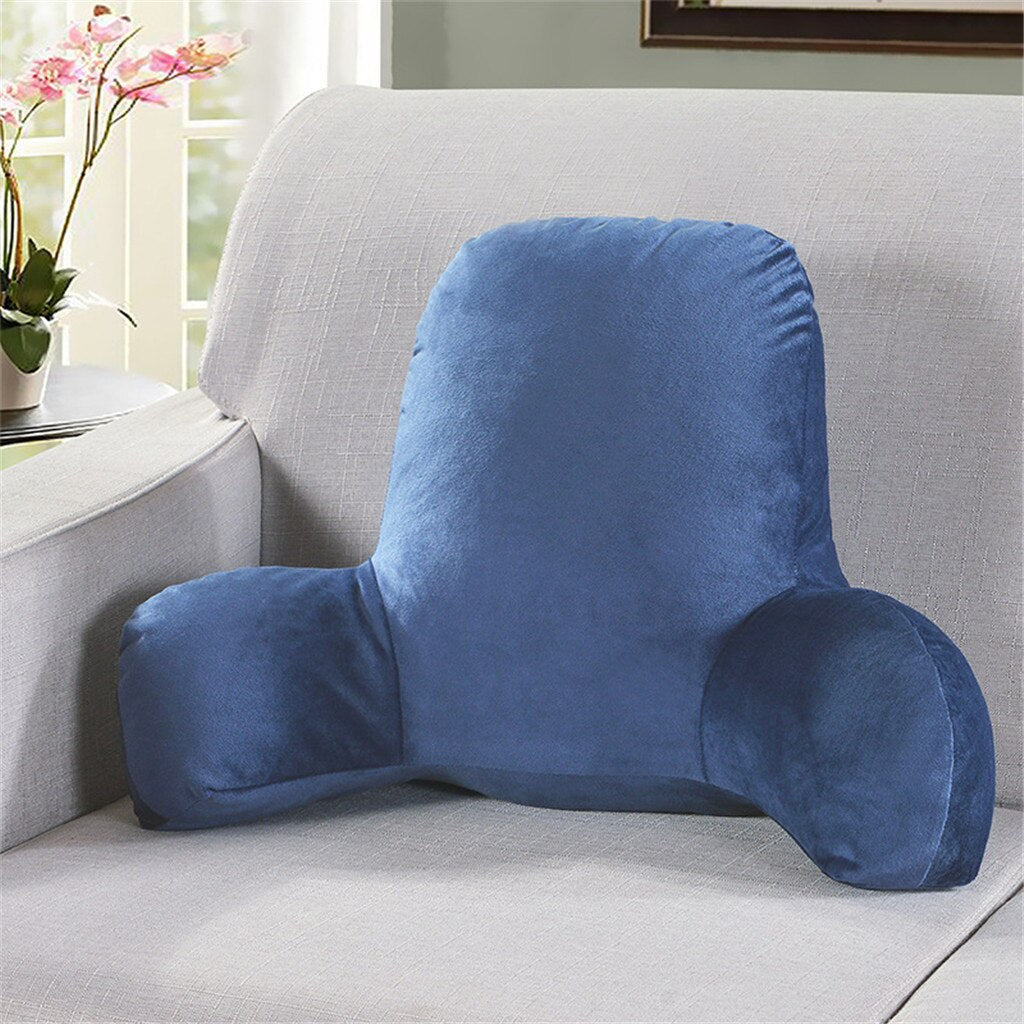 Premium Reading Bedrest Sit Up Pillow With Arms - Westfield Retailers