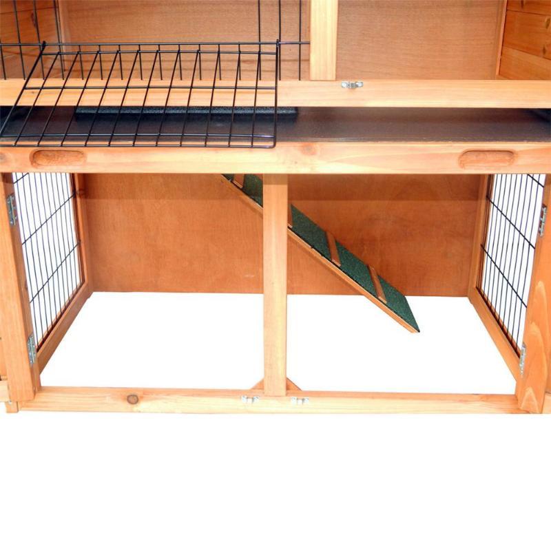 Large Indoor Outdoor Rabbit Hutch Cage House 40in - Westfield Retailers