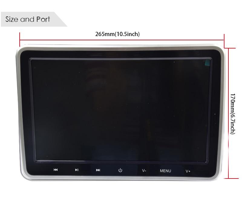 Premium Car Headrest DVD Player Monitor TV System - Westfield Retailers