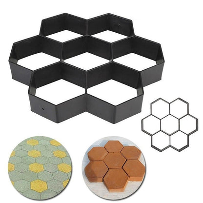 Concrete Paving Stepping Stone Path Molds 7 Piece - Westfield Retailers