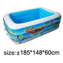 Inflatable Blow Up Above Ground Plastic Swimming Pool - Westfield Retailers