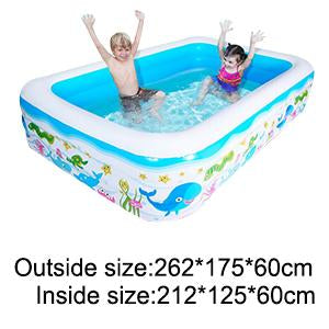 Inflatable Blow Up Above Ground Plastic Swimming Pool - Westfield Retailers