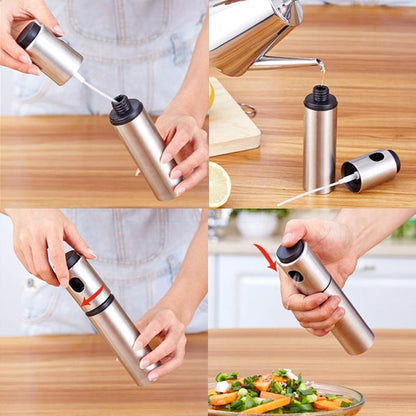 Cooking Oil Sprayer Bottle Stainless Steel - Westfield Retailers