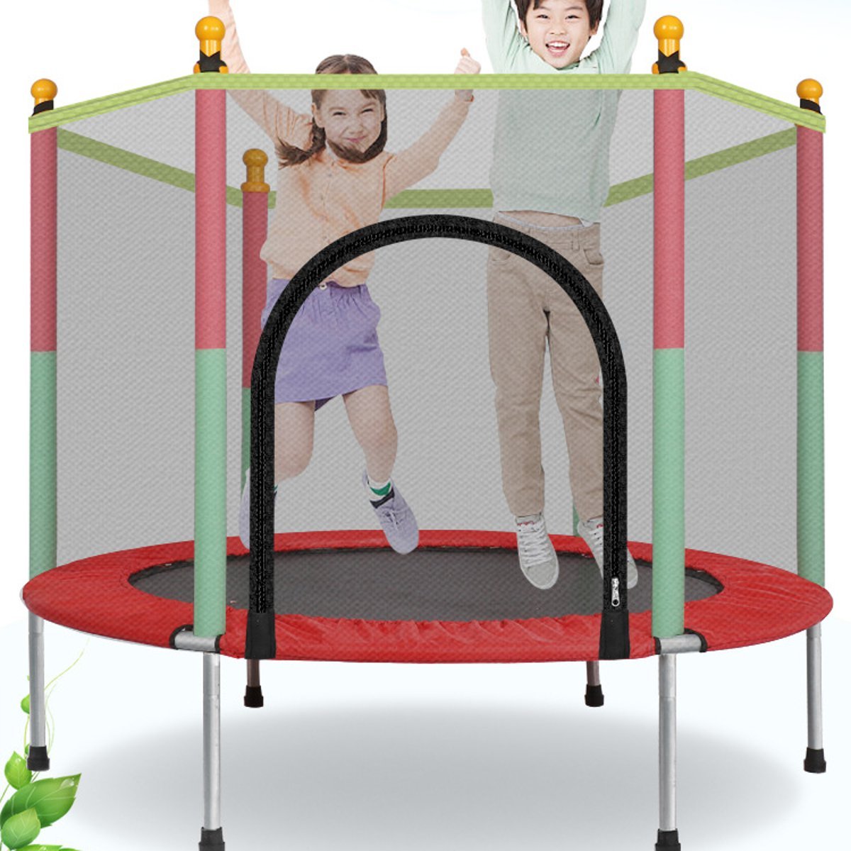 Small Indoor Jump Trampoline With Enclosure For Kids - Westfield Retailers