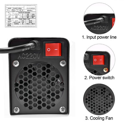 Portable Digital Arc Electrode Welding Machine 140A - Westfield Retailers