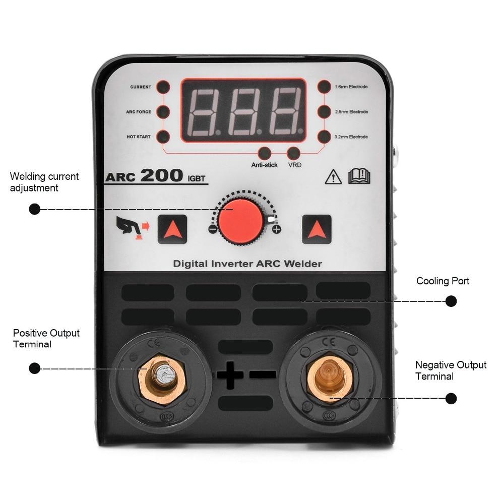 Portable Digital Arc Electrode Welding Machine 140A - Westfield Retailers