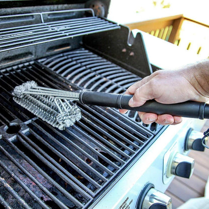 Stainless Steel BBQ Grill Grate Cleaning Brush - Westfield Retailers