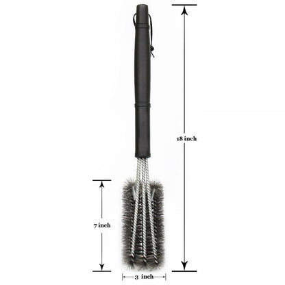 Stainless Steel BBQ Grill Grate Cleaning Brush - Westfield Retailers