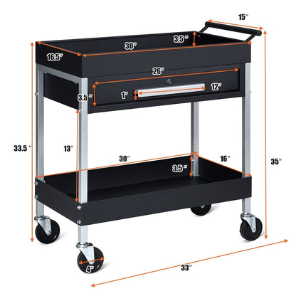 Heavy Duty Rolling Mobile Utility Tool Box Cart - Westfield Retailers