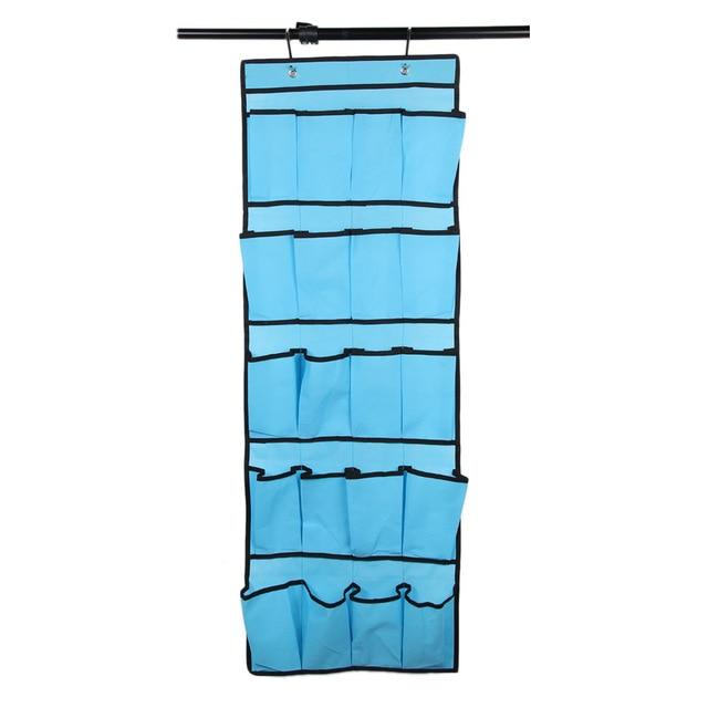 Premium 20 Pair Over Door Hanging Shoe Organizer Rack - Westfield Retailers