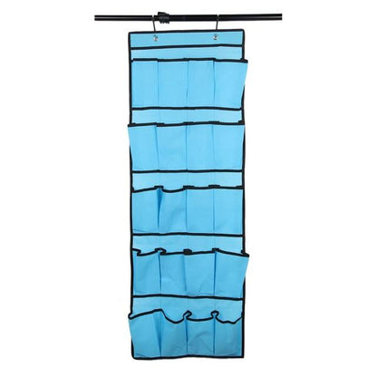 Premium 20 Pair Over Door Hanging Shoe Organizer Rack - Westfield Retailers