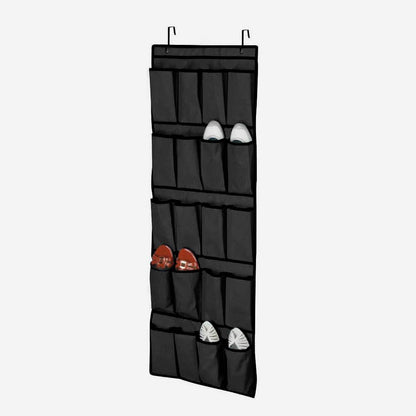 Premium 20 Pair Over Door Hanging Shoe Organizer Rack - Westfield Retailers