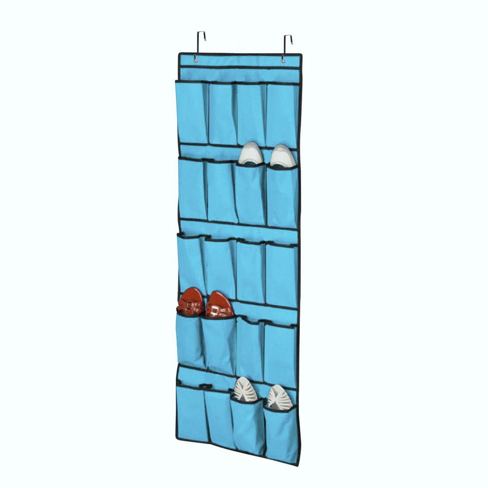 Premium 20 Pair Over Door Hanging Shoe Organizer Rack - Westfield Retailers