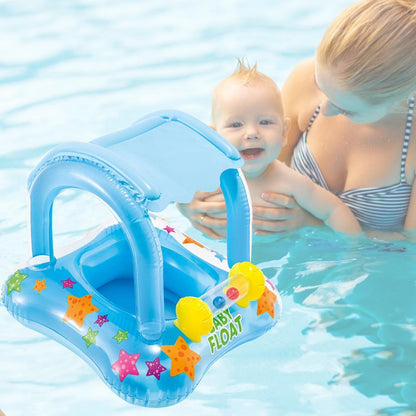 Toddler Swimming Pool Float With Canopy - Westfield Retailers