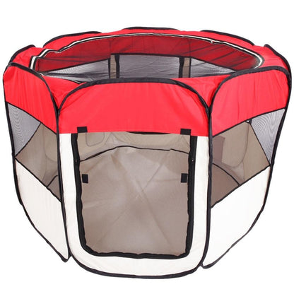 Portable Indoor Dog And Cat Playpen Kennel 35" - Westfield Retailers