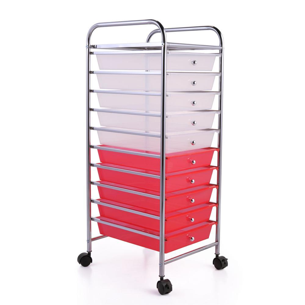 Heavy Duty 10 Drawer Rolling Storage Organizing Cart - Westfield Retailers