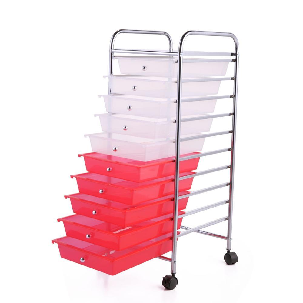 Heavy Duty 10 Drawer Rolling Storage Organizing Cart - Westfield Retailers