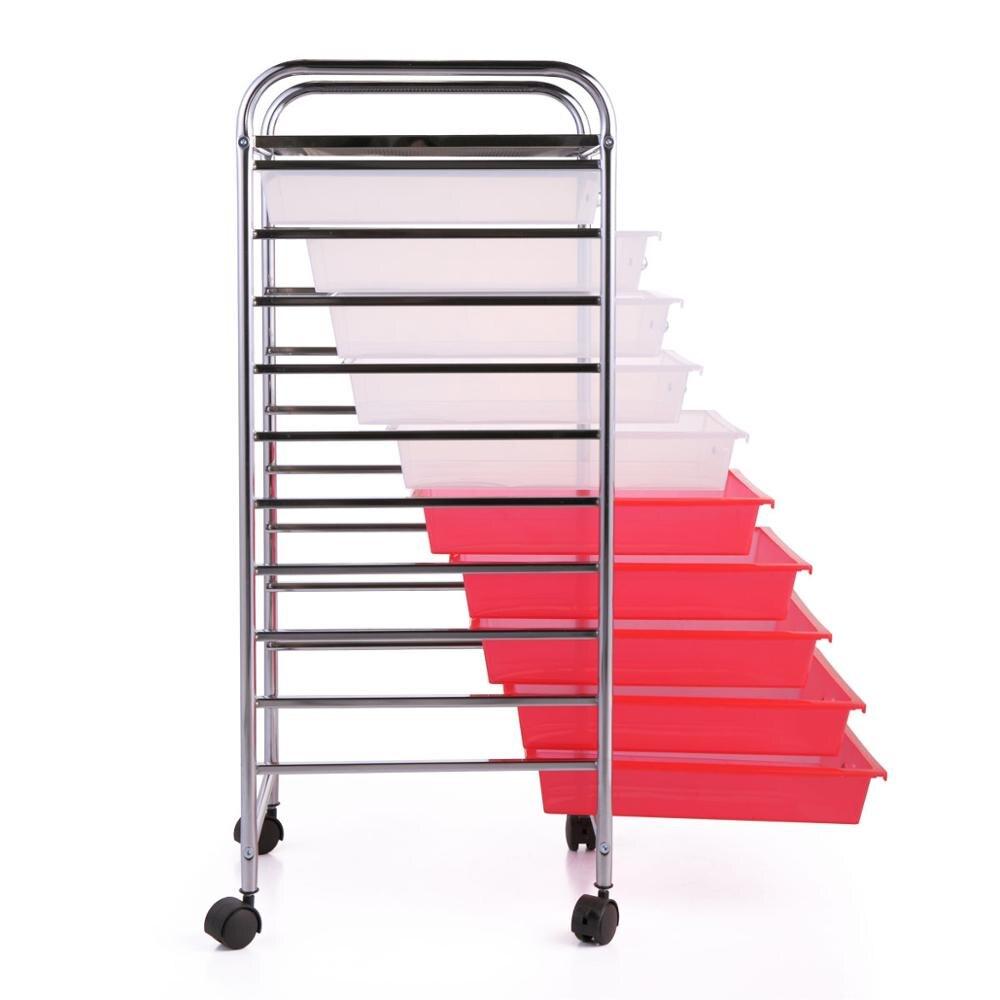 Heavy Duty 10 Drawer Rolling Storage Organizing Cart - Westfield Retailers