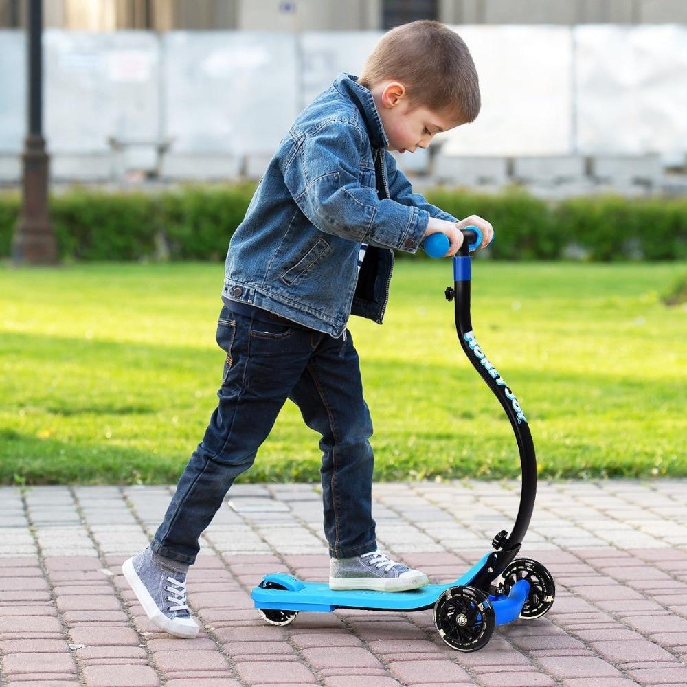 Kids Curved Foldable Riding Kick Scooter - Westfield Retailers