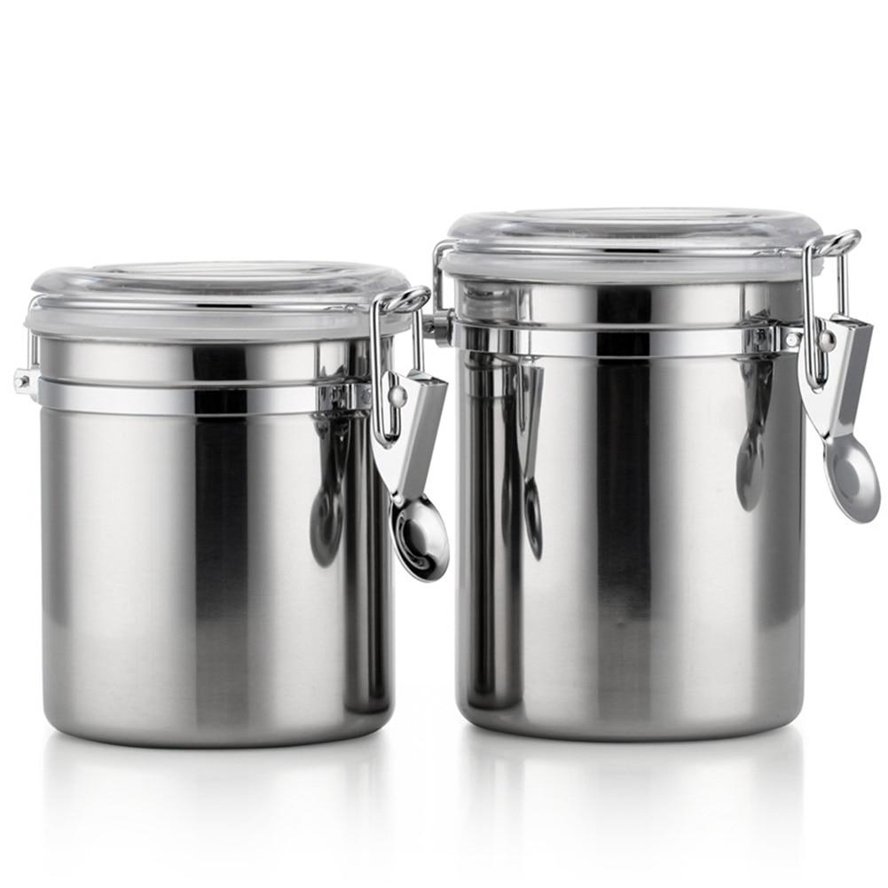 Stainless Steel Kitchen Storage Canister Set 4pcs - Westfield Retailers