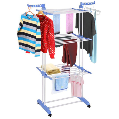 Heavy Duty Portable Rolling Clothes Free Standing Hanger Rack - Westfield Retailers