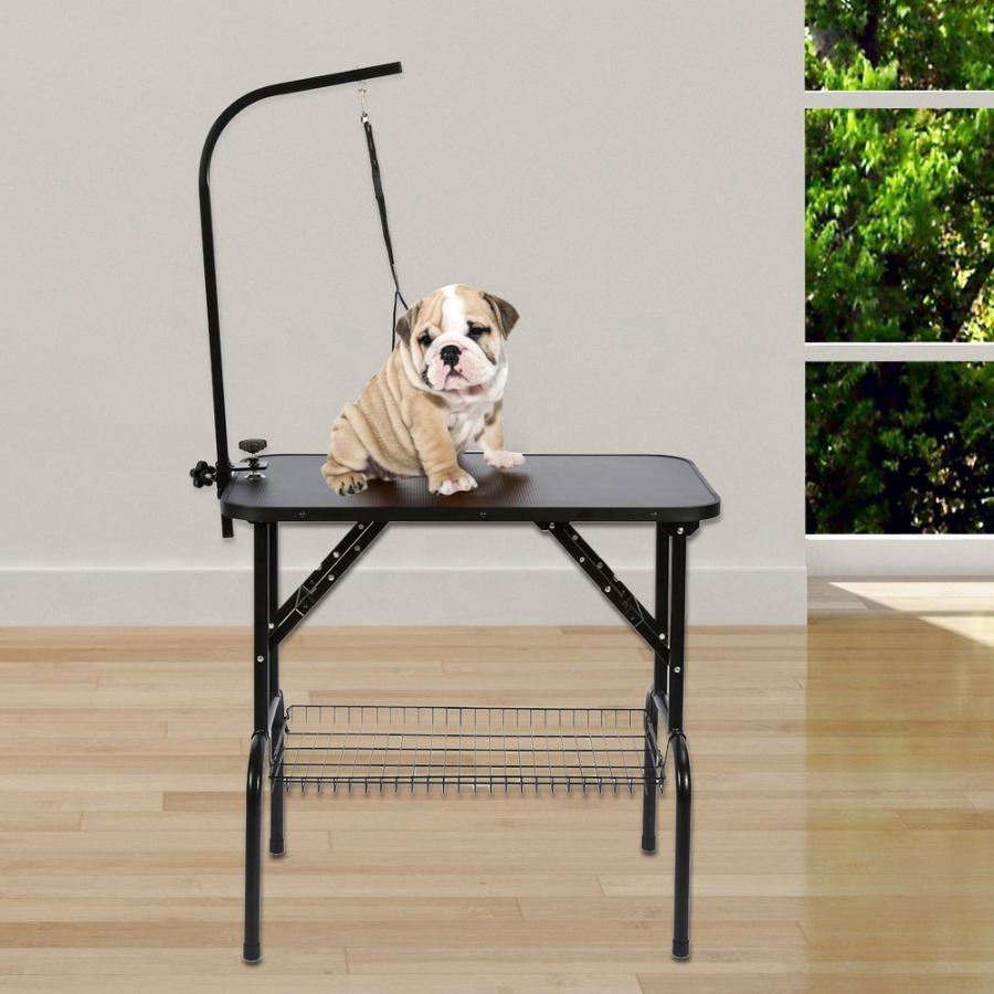 Large Adjustable Pet Grooming Table With Arm - Westfield Retailers