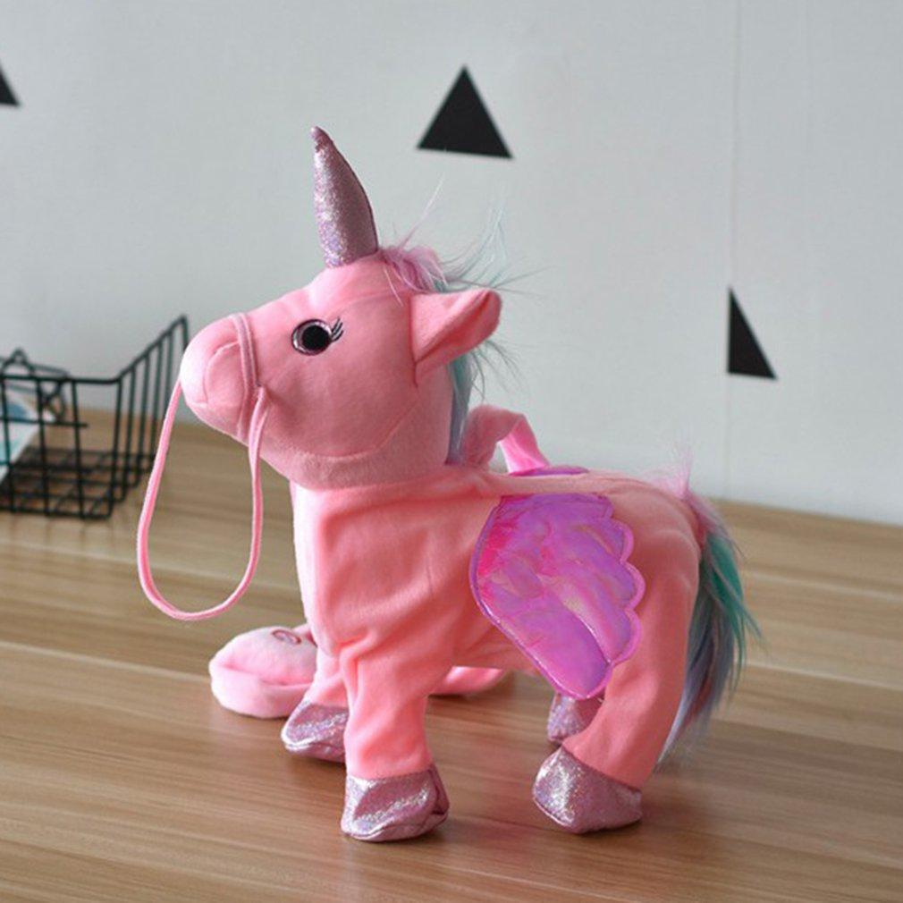 Kids' Realistic Walking Robot Unicorn Plush Toy - Westfield Retailers