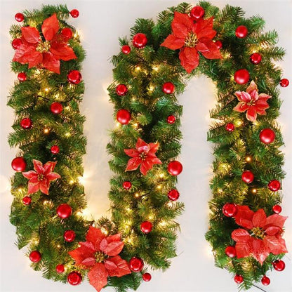 Premium Outdoor Christmas Decoration Garland 8 Ft - Westfield Retailers