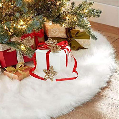 Premium Small White Christmas Tree Skirt - Westfield Retailers