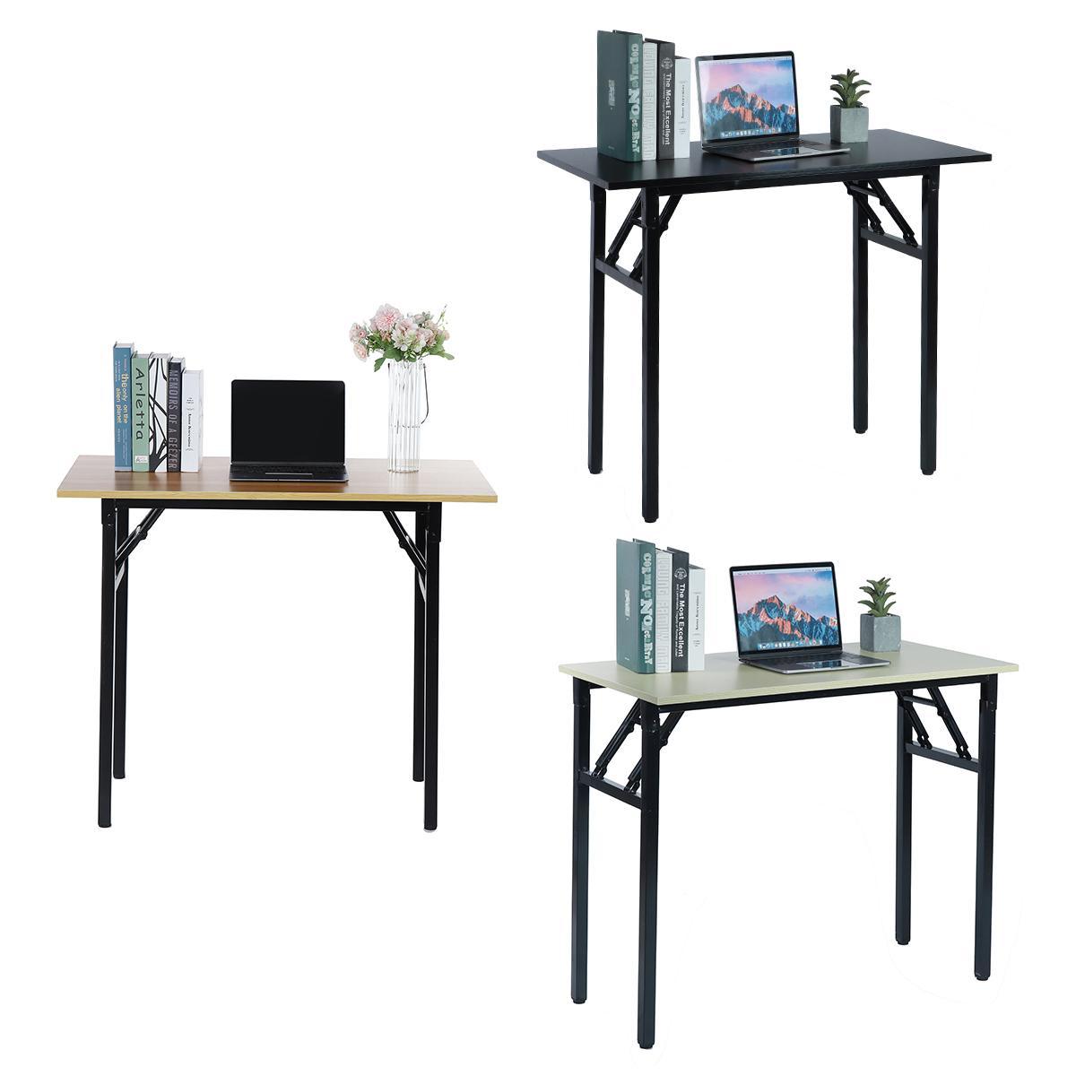 Premium Folding Wooden Computer Space Workstation Desk - Westfield Retailers